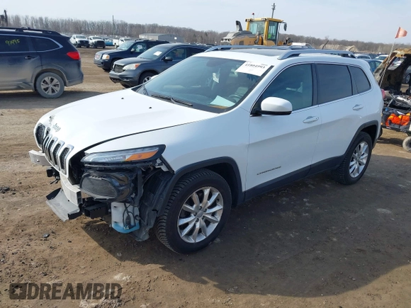 2014 Jeep Cherokee Limited with VIN 1C4PJMDS1EW277677, listed as a IAAI auction lot 41804993 with 55,010 mi miles and . Bid and sale history available at DreamBid. Image 2.