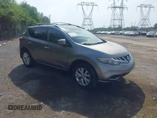 2012 Nissan Murano S with VIN JN8AZ1MWXCW209217, listed as a IAAI auction lot 42257746 with 125,637 mi miles and . Bid and sale history available at DreamBid. Image 1.