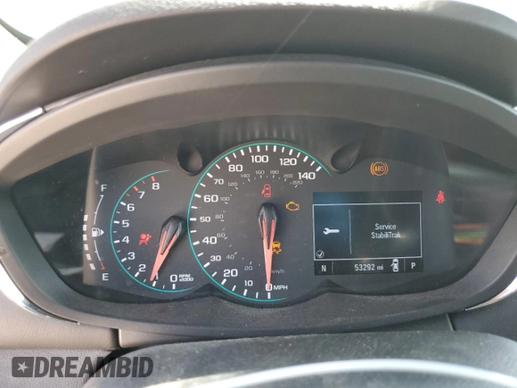 2022 Chevrolet Trax LT with VIN KL7CJLSM9NB508147, listed as a Copart auction lot 69016384 with 53,292 mi miles and Salvage Title. Bid and sale history available at carsss.com. Image 9.