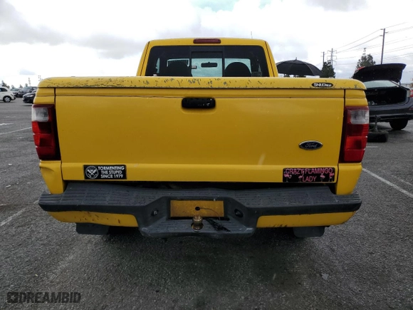 2002 Ford Ranger XL Fleet with VIN 1FTYR44U42PA83844, listed as a Copart auction lot 48069145 with 172,974 mi miles and Salvage Title. Bid and sale history available at carsss.com. Image 6.