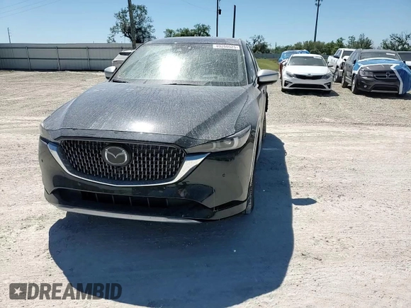 2024 Mazda CX-5 2.5 Turbo Signature with VIN JM3KFBXY2R0354346, listed as a Copart auction lot 49260525 with 9,571 mi miles and Salvage Title. Bid and sale history available at carsss.com. Image 12.