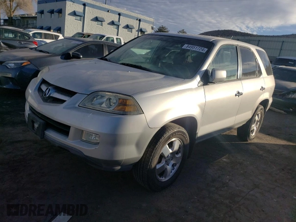 2004 Acura MDX with VIN 2HNYD18254H550874, listed as a Copart auction lot 84951724 with 151,280 mi miles and Salvage Title. Bid and sale history available at carsss.com. Image 1.