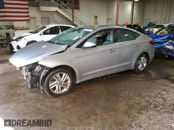 2020 Hyundai Elantra SEL z VIN 5NPD84LFXLH562366, wystawiony jako Copart lot #49205905 z przebiegiem 77 346 mil mil oraz Szkoda całkowita • Salvage title. Historia ofert i sprzedaży dostępna na DreamBid. Obrazek 1.