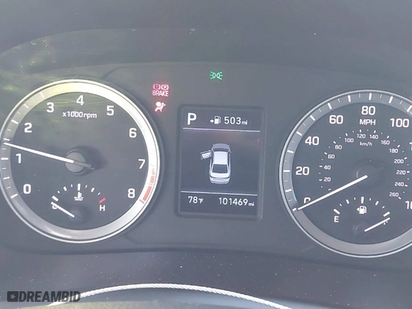 2019 Hyundai Sonata SE with VIN 5NPE24AF7KH791014, listed as a IAAI auction lot 41151136 with 101,469 mi miles. Bid and sale history available at carsss.com. Image 7.