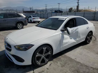 2024 Mercedes-Benz C 300 z VIN W1KAF4GB1RR185210, wystawiony jako Copart lot #46951815 z przebiegiem 7 052 mil mil oraz Szkoda całkowita • Salvage title. Historia ofert i sprzedaży dostępna na DreamBid. Obrazek 1.