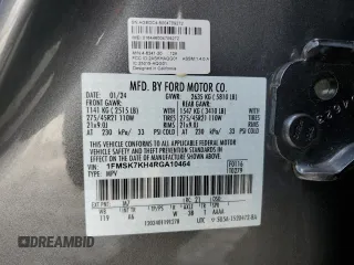 2024 Ford Explorer ST-Line with VIN 1FMSK7KH4RGA10464, listed as a Copart auction lot 43239635 with 4,786 mi miles and Salvage Title. Bid and sale history available at carsss.com. Image 13.