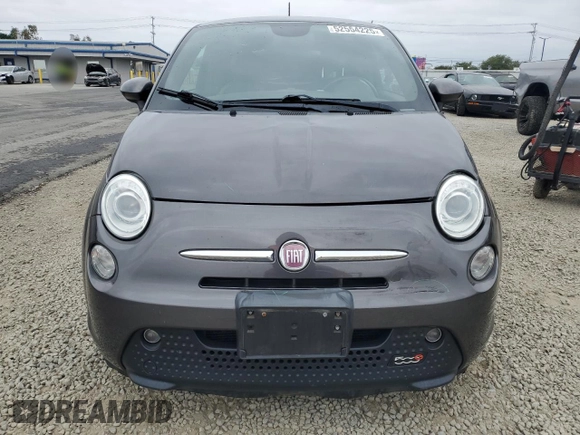 2014 FIAT 500e with VIN 3C3CFFGE7ET294608, listed as a Copart auction lot 52554225 with 67,857 mi miles and Salvage title. Bid and sale history available at DreamBid. Image 5.