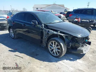 2013 Lexus IS 250 with VIN JTHCF5C23D5062764, listed as a IAAI auction lot 41886461 with 122,517 mi miles. Bid and sale history available at carsss.com. Image 1.