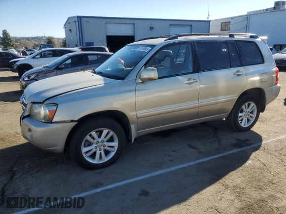 2006 Toyota Highlander z VIN JTEEW21A560013855, wystawiony jako Copart lot #88144905 z przebiegiem 154 983 mil mil oraz Szkoda całkowita • Salvage title. Historia ofert i sprzedaży dostępna na DreamBid. Obrazek 1.