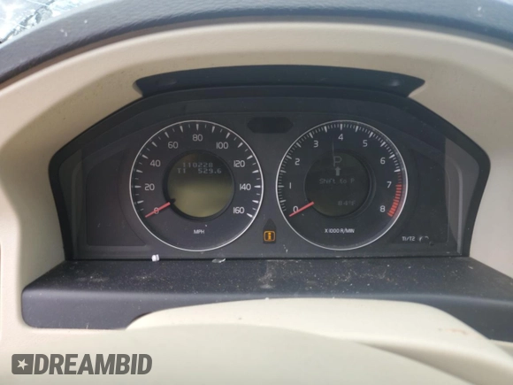 2008 Volvo V70 with VIN YV1BW982681051052, listed as a Copart auction lot 57640395 with 110,228 mi miles and Salvage title. Bid and sale history available at DreamBid. Image 9.