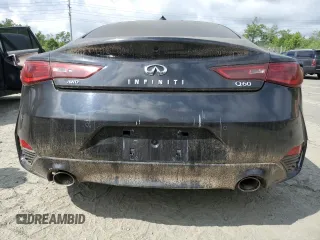 2017 Infiniti Q60 Premium with VIN JN1EV7EL1HM550172, listed as a Copart auction lot 60132375 with 110,704 mi miles and Salvage title. Bid and sale history available at DreamBid. Image 6.