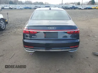 2019 Audi A8 with VIN WAU8EAF81KN024754, listed as a Copart auction lot 42242955 with 29,698 mi miles and Salvage Title. Bid and sale history available at carsss.com. Image 6.