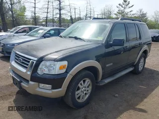 2008 Ford Explorer Eddie Bauer with VIN 1FMEU74E08UA43455, listed as a IAAI auction lot 42130280 with 98,199 mi miles. Bid and sale history available at carsss.com. Image 2.