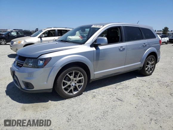 2016 Dodge Journey R/T with VIN 3C4PDCEG6GT198428, listed as a Copart auction lot 61094165 with 97,436 mi miles and Salvage title. Bid and sale history available at DreamBid. Image 1.