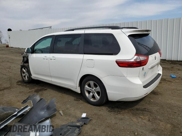 2016 Toyota Sienna LE AAS with VIN 5TDKK3DC9GS694302, listed as a Copart auction lot 49448055 with 111,284 mi miles and Salvage Title. Bid and sale history available at carsss.com. Image 2.