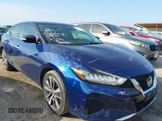 2020 Nissan Maxima SV with VIN 1N4AA6CV7LC372343, listed as a IAAI auction lot 42215631 with 104,626 mi miles and . Bid and sale history available at DreamBid. Image 1.