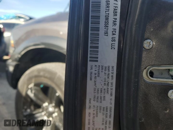 2021 Ram 1500 Warlock z VIN 1C6RR7LT0MS587197, wystawiony jako Copart lot #46047035 z przebiegiem 42 030 mil mil oraz Szkoda całkowita • Salvage title. Historia ofert i sprzedaży dostępna na DreamBid. Obrazek 12.