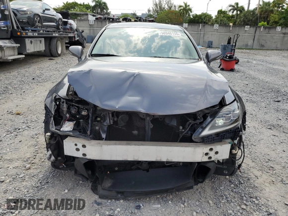2013 Lexus IS 250 with VIN JTHBF5C24D5192600, listed as a Copart auction lot 58946155 with 144,022 mi miles and Salvage title. Bid and sale history available at DreamBid. Image 5.