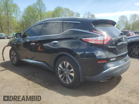 2015 Nissan Murano Platinum with VIN 5N1AZ2MH7FN282991, listed as a Copart auction lot 55463365 with 160,205 mi miles and Clean Title. Bid and sale history available at DreamBid. Image 2.