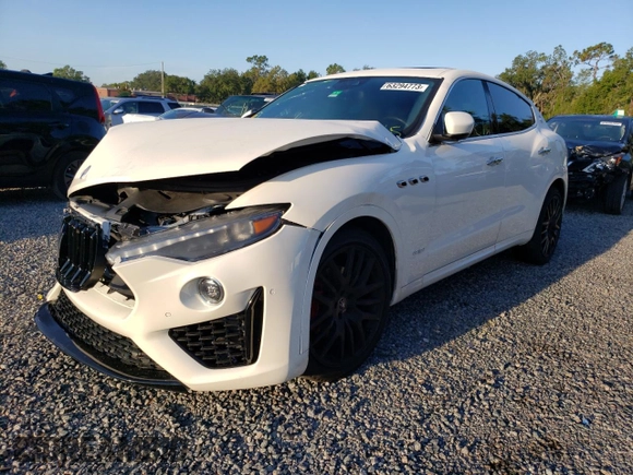 2021 Maserati Levante GranSport with VIN ZN661XUS7MX379585, listed as a Copart auction lot 63294773 with 0 mi miles. Bid and sale history available at carsss.com. Image 1.