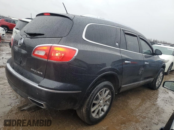2014 Buick Enclave Leather with VIN 5GAKRBKD5EJ182453, listed as a Copart auction lot 47258225 with 117,424 mi miles and Salvage Title. Bid and sale history available at carsss.com. Image 3.