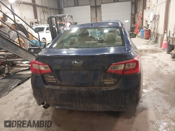 2015 Subaru Legacy 2.5i Premium with VIN 4S3BNAC69F3041623, listed as a IAAI auction lot 41190922 with 161,484 mi miles. Bid and sale history available at carsss.com. Image 16.