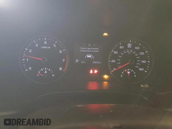 2019 Kia Forte LXS with VIN 3KPF24ADXKE064201, listed as a Copart auction lot 51462005 with 68,534 mi miles and Salvage title. Bid and sale history available at DreamBid. Image 9.