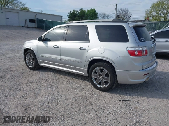 2011 GMC Acadia Denali with VIN 1GKKVTED3BJ297385, listed as a IAAI auction lot 41990548 with 204,333 mi miles. Bid and sale history available at carsss.com. Image 3.