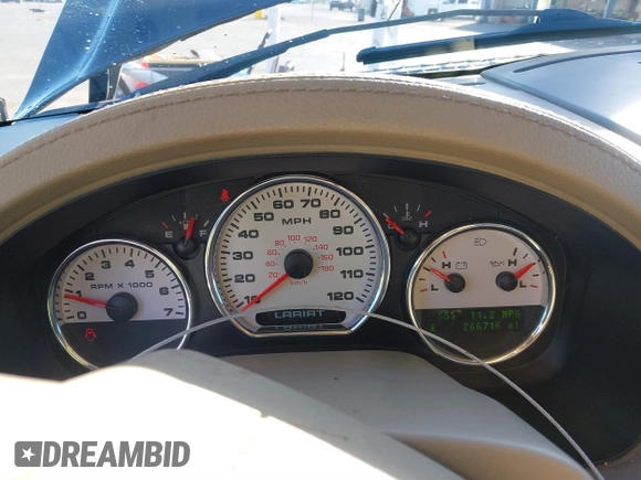 2006 Ford F-150 XLT with VIN 1FTPX125X6NA39456, listed as a IAAI auction lot 41832948 with 266,716 mi miles. Bid and sale history available at carsss.com. Image 7.