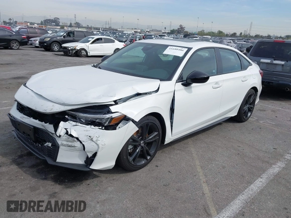 2025 Honda Civic Si with VIN 2HGFE1E52SH473243, listed as a IAAI auction lot 41680486 with 870 mi miles and . Bid and sale history available at DreamBid. Image 17.