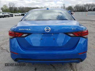 2022 Nissan Sentra SV with VIN 3N1AB8CV6NY237550, listed as a Copart auction lot 52093505 with 50,014 mi miles and Salvage Title. Bid and sale history available at carsss.com. Image 6.