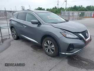 2021 Nissan Murano SV z VIN 5N1AZ2BJ4MC114286, wystawiony jako IAAI lot #42529400 z przebiegiem 77 957 mil mil oraz . Historia ofert i sprzedaży dostępna na DreamBid. Obrazek 1.
