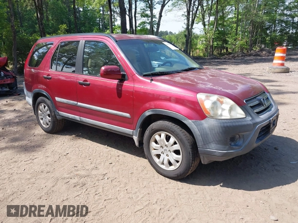 2006 Honda CR-V EX with VIN SHSRD78866U425580, listed as a IAAI auction lot 42227089 with 153,425 mi miles and . Bid and sale history available at carsss.com. Image 1.