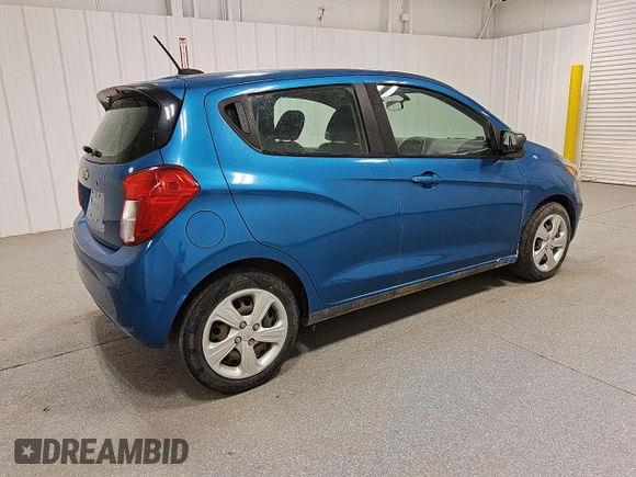 2020 Chevrolet Spark LS with VIN KL8CB6SA7LC481005, listed as a Copart auction lot 48429925 with 74,760 mi miles and Clean Title. Bid and sale history available at DreamBid. Image 3.