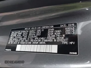 2016 Volvo XC90 T6 Inscription with VIN YV4A22PL5G1084750, listed as a IAAI auction lot 41729279 with 115,484 mi miles. Bid and sale history available at carsss.com. Image 9.