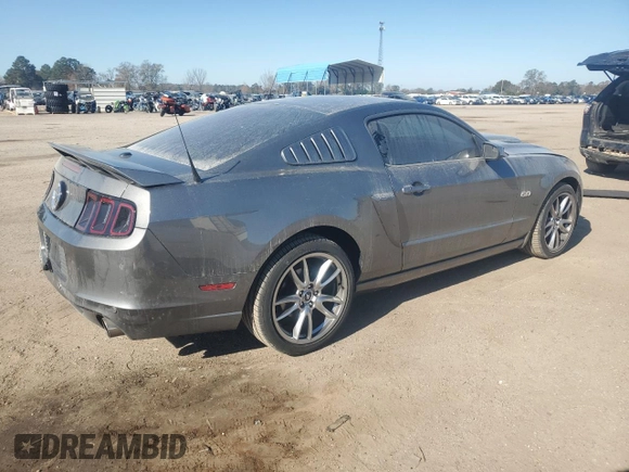 2013 Ford Mustang GT with VIN 1ZVBP8CF6D5230652, listed as a Copart auction lot 85567244 with 126,498 mi miles and Salvage Title. Bid and sale history available at carsss.com. Image 3.