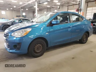 2017 Mitsubishi Mirage G4 ES with VIN ML32F3FJ8HHF08034, listed as a Copart auction lot 52230055 with 130,969 mi miles and Clean Title. Bid and sale history available at carsss.com. Image 1.