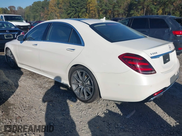 2019 Mercedes-Benz S 560 with VIN WDDUG8GB0KA478103, listed as a IAAI auction lot 40647036 with 67,353 mi miles and . Bid and sale history available at DreamBid. Image 3.