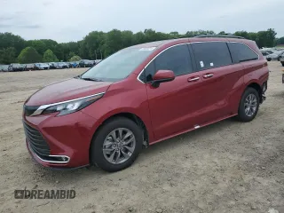 2024 Toyota Sienna XLE z VIN 5TDYRKEC0RS192389, wystawiony jako Copart lot #53020224 z przebiegiem 1 469 mil mil oraz Szkoda całkowita • Salvage title. Historia ofert i sprzedaży dostępna na DreamBid. Obrazek 1.