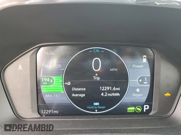 2023 Chevrolet Bolt EV 2LT with VIN 1G1FX6S04P4122510, listed as a Copart auction lot 60584705 with 12,291 mi miles and Salvage title. Bid and sale history available at DreamBid. Image 9.