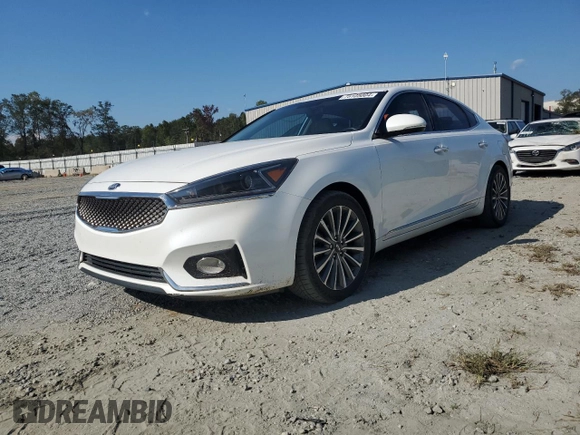 2017 Kia Cadenza Premium with VIN KNALC4J19H5065931, listed as a Copart auction lot 75105004 with 67,468 mi miles and Salvage Title. Bid and sale history available at carsss.com. Image 1.