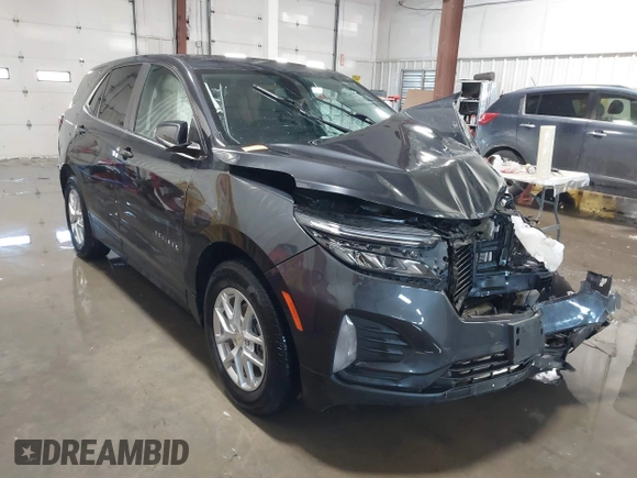 2022 Chevrolet Equinox LT z VIN 2GNAXKEV8N6109022, wystawiony jako IAAI lot #41614275 z przebiegiem 58 428 mil mil oraz . Historia ofert i sprzedaży dostępna na DreamBid. Obrazek 1.