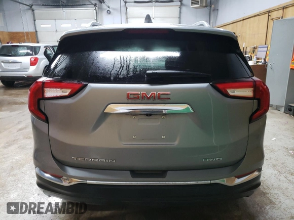 2024 GMC Terrain SLT with VIN 3GKALVEG1RL263925, listed as a Copart auction lot 49842095 with 10,657 mi miles and Salvage title. Bid and sale history available at DreamBid. Image 6.