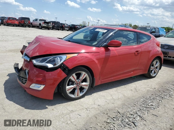 2016 Hyundai Veloster z VIN KMHTC6ADXGU270540, wystawiony jako Copart lot #54575165 z przebiegiem 122 606 mil mil oraz Szkody całkowita. Historia ofert i sprzedaży dostępna na DreamBid. Obrazek 1.