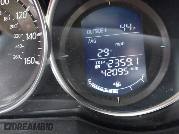 2016 Mazda CX-5 Touring with VIN JM3KE2CY5G0791537, listed as a IAAI auction lot 41396276 with 42,095 mi miles. Bid and sale history available at carsss.com. Image 16.