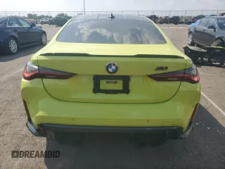 2022 BMW M4 Competition xDrive with VIN WBS43AZ03NCJ20827, listed as a Copart auction lot 68923284 with 37,410 mi miles and Salvage Title. Bid and sale history available at carsss.com. Image 6.