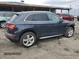 2020 Audi Q5 Premium Plus with VIN WA1BNAFY0L2044306, listed as a Copart auction lot 54604435 with 44,690 mi miles and Salvage Title. Bid and sale history available at carsss.com. Image 3.