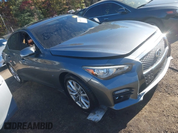 2015 Infiniti Q50 Premium z VIN JN1BV7AR9FM395574, wystawiony jako IAAI lot #40607119 z przebiegiem Nie podano mil oraz . Historia ofert i sprzedaży dostępna na DreamBid. Obrazek 1.