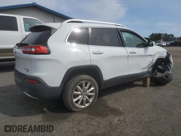 2017 Jeep Cherokee Limited with VIN 1C4PJLDB9HW523020, listed as a Copart auction lot 50887925 with 140,041 mi miles and Salvage Title. Bid and sale history available at carsss.com. Image 3.