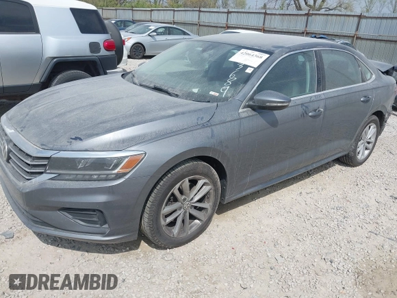2020 Volkswagen Passat 2.0T SE with VIN 1VWSA7A34LC023689, listed as a IAAI auction lot 42064368 with 97,578 mi miles. Bid and sale history available at carsss.com. Image 2.